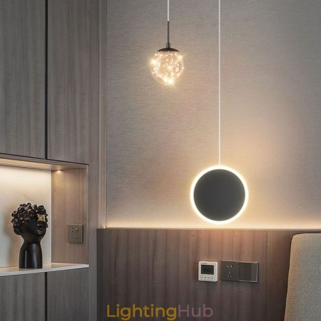 Round Ring Pendant Light Modern Ball Hanging Lamp Round Ring Pendant Light Modern Ball Hanging Lamp