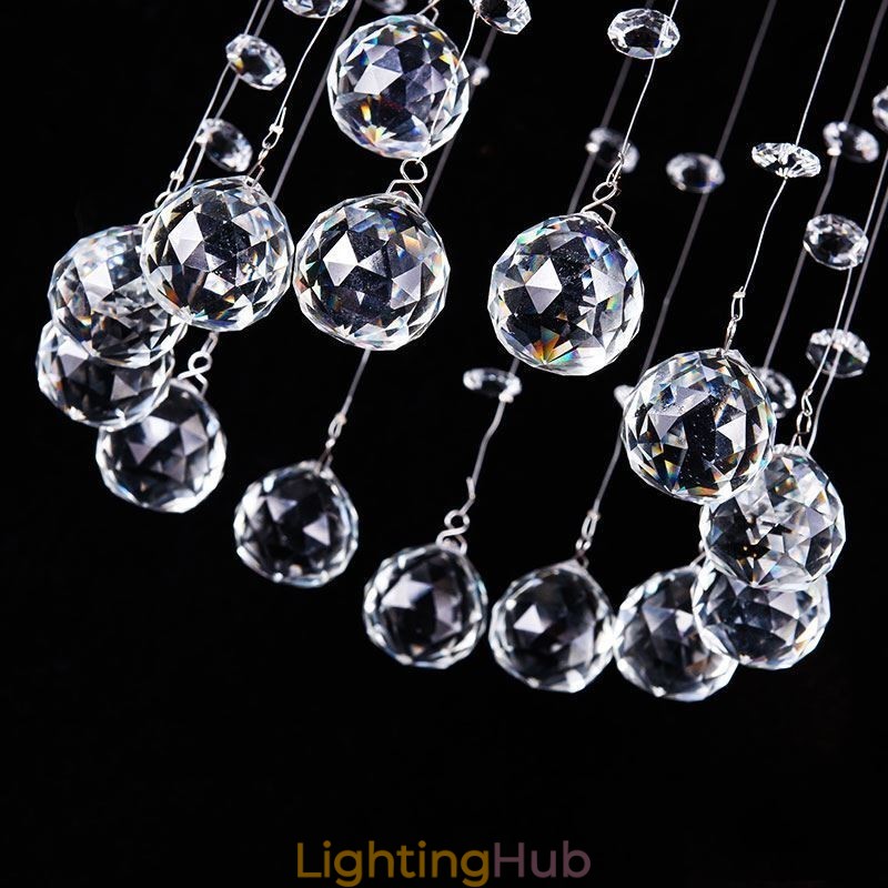 Luxury Large Chandelier Modern Crystal Flush Mount Ceiling Light Fixtures