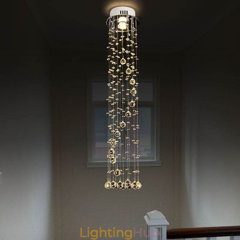 Luxury Large Chandelier Modern Crystal Flush Mount Ceiling Light Fixtures
