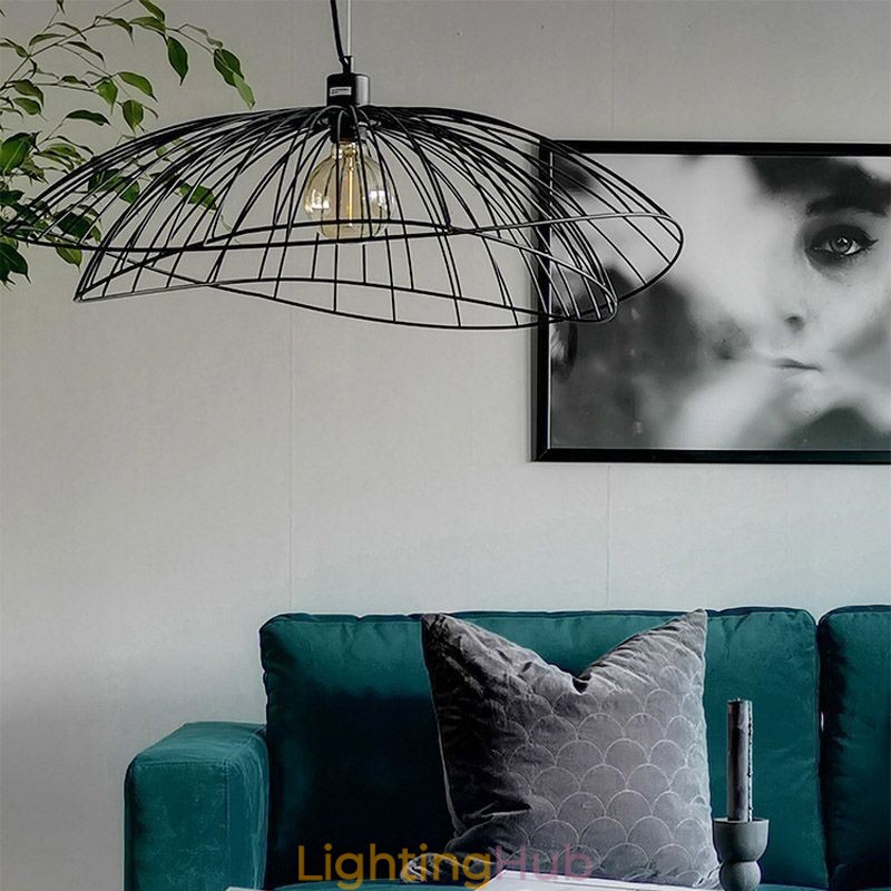 Modern Hat Chandelier Minimalist Decor Pendant Light 1 Light