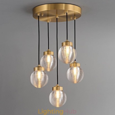 American Cluster Pendant Lamp Light Luxurious Glass Ball Ceiling Light American Cluster Pendant Lamp Light Luxurious Glass Ball Ceiling Light