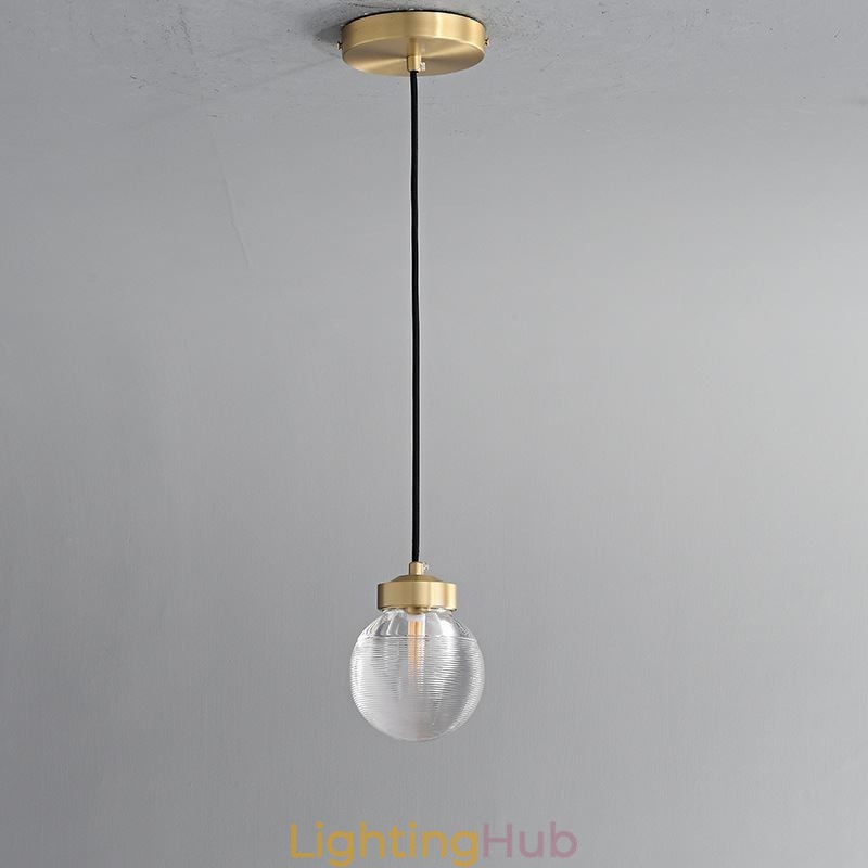 American Cluster Pendant Lamp Light Luxurious Glass Ball Ceiling Light