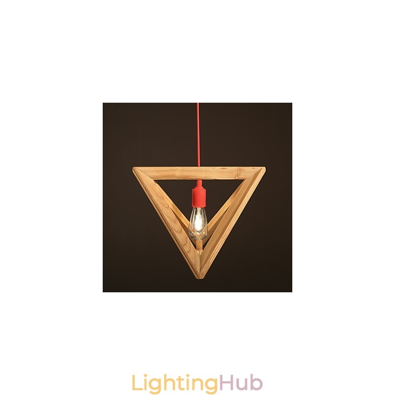 Nordic Wood Chandelier Cafe Clothing Creative Retro Decorative Oak Chandelier