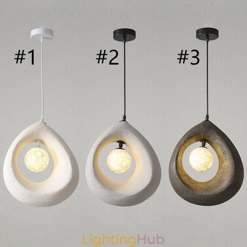 Resin Pendant Light Modern Simple Ceiling Lamp