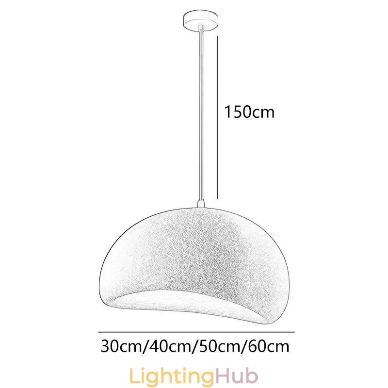 Resin Pendant Light Minimalist Hanging Light
