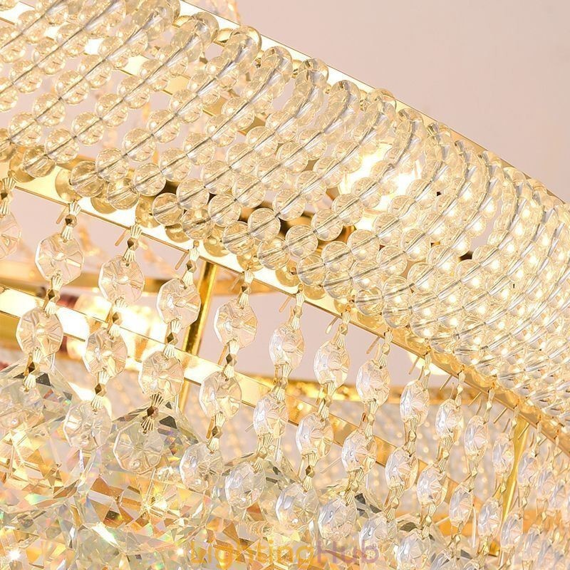 Crystal Pendant Light Modern Duplex Decorative Ceiling Light