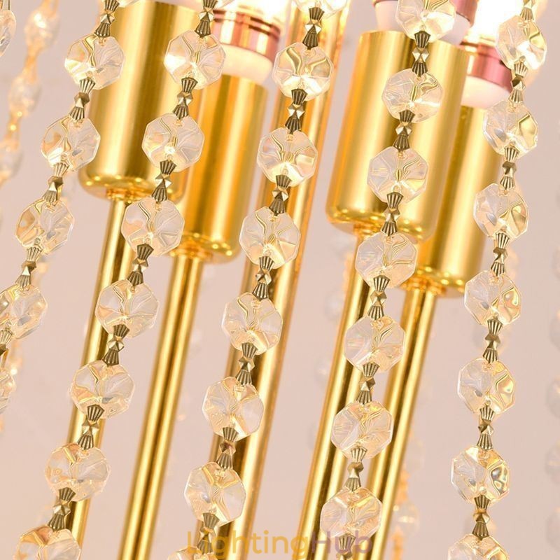 Crystal Pendant Light Modern Duplex Decorative Ceiling Light