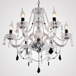 Rustic Lodge Crystal Others Glass Chandelier