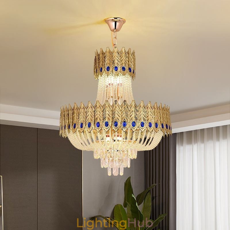 Crystal Pendant Light Luxury Decrative Ceiling Light 60cm