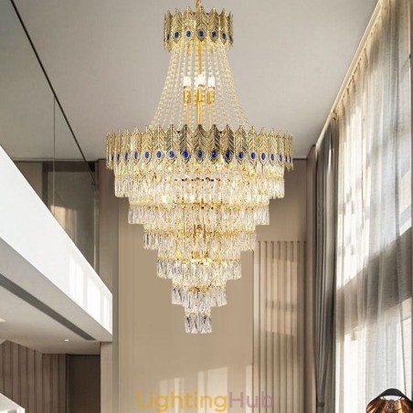 Crystal Pendant Light Sophisticated Luxury Decrative Hanging Light 80cm Crystal Pendant Light Sophisticated Luxury Decrative Hanging Light 80cm