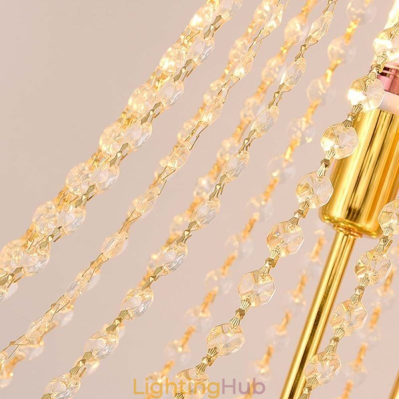 Crystal Pendant Light Sophisticated Luxury Decrative Hanging Light 80cm
