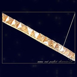 Crystal Pendant Light Lighting Lamps Modern Fixtures Amber K9 Crystal Round Single Ring 30CM