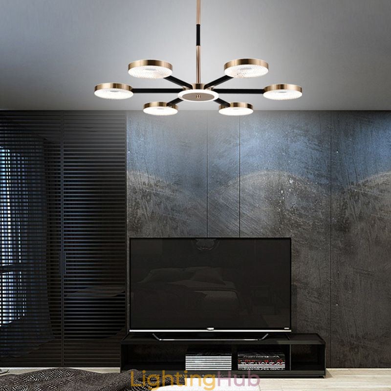 Pendant Light Minimalist Seven Headed Circle Ceiling Light
