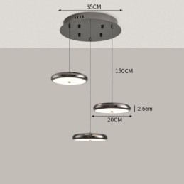 Pendant Light Three Head Light Round Hanging Light