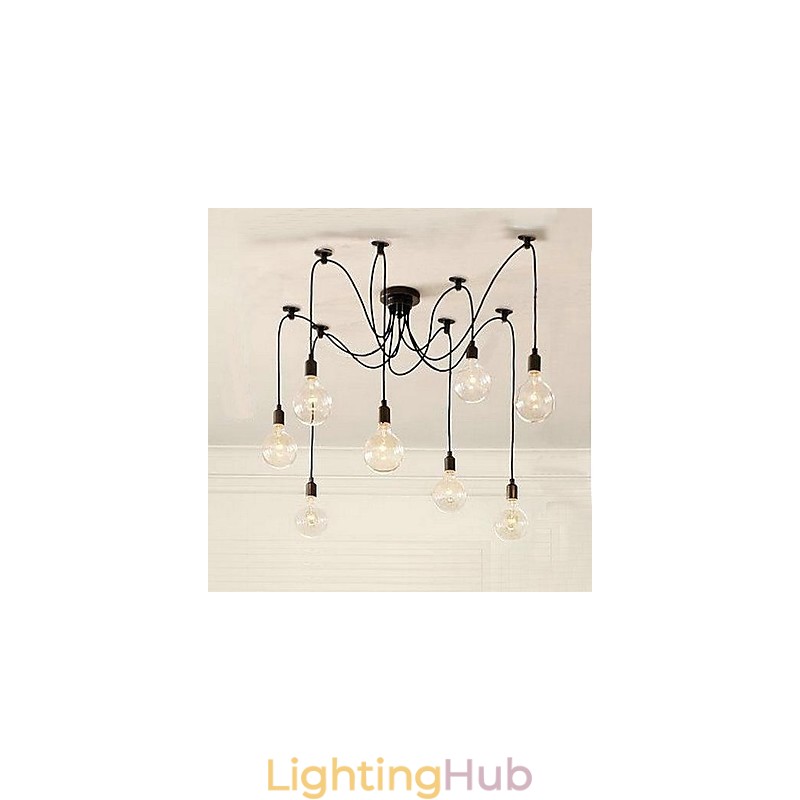 Bulb Chandelier Rural Contracted Style Of North America