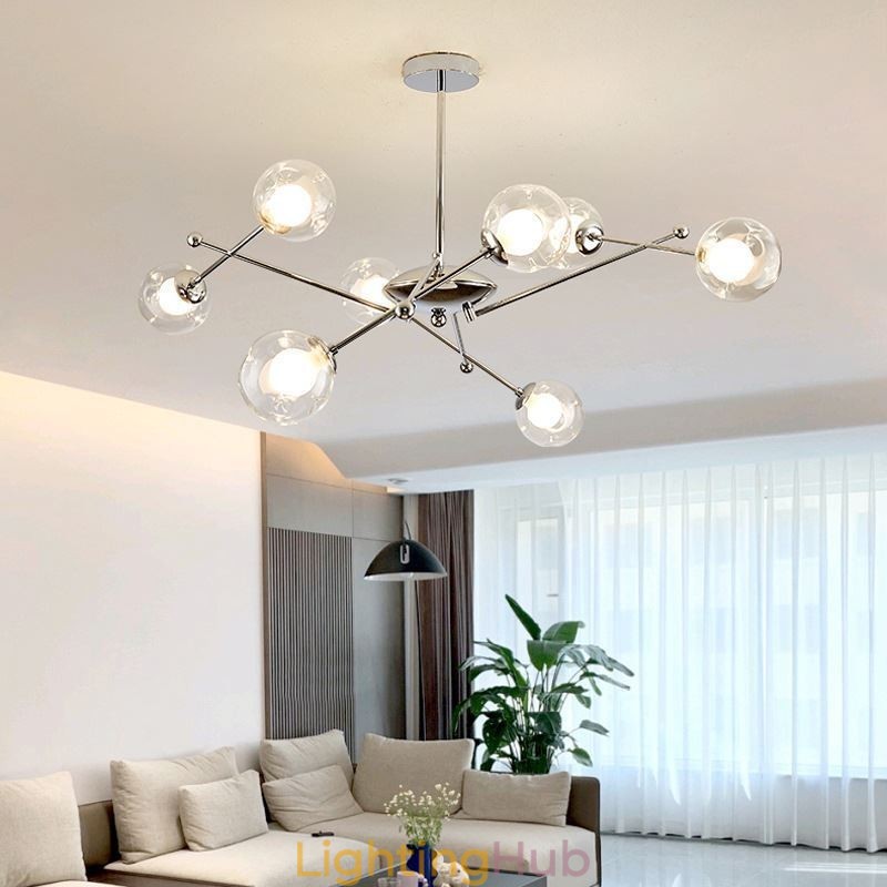 Glass Pendant Light European Style Simple Magic Beans Ceiling Light
