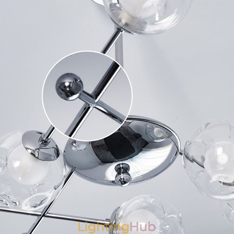 Glass Pendant Light European Style Simple Magic Beans Ceiling Light