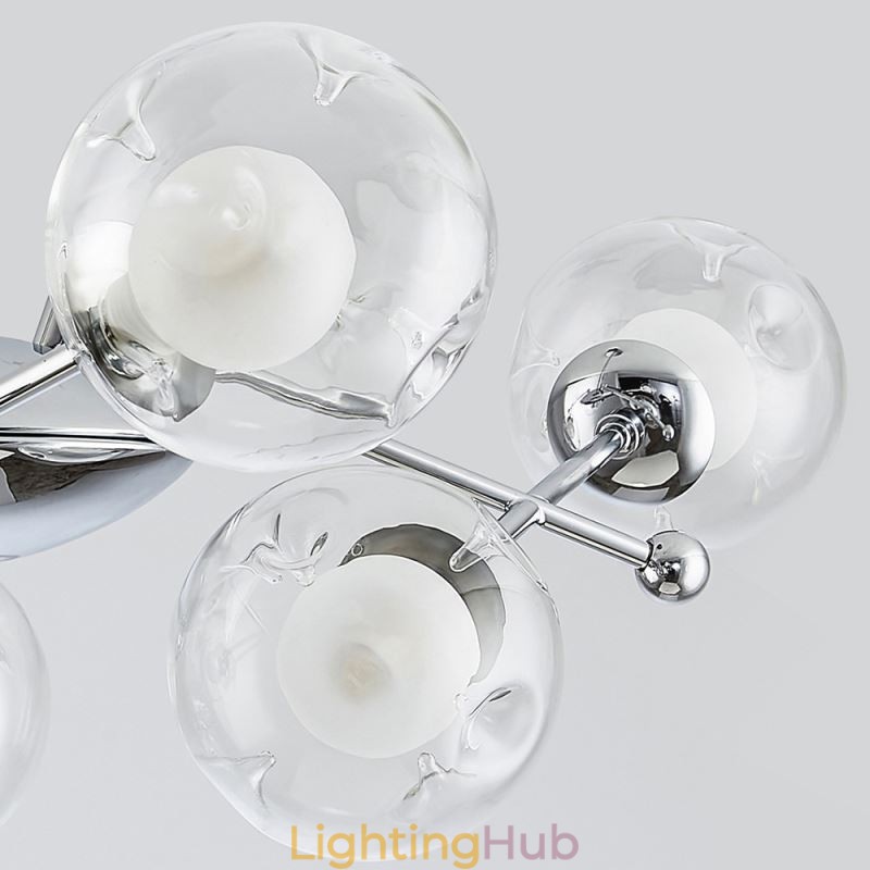 Glass Pendant Light European Style Simple Magic Beans Ceiling Light