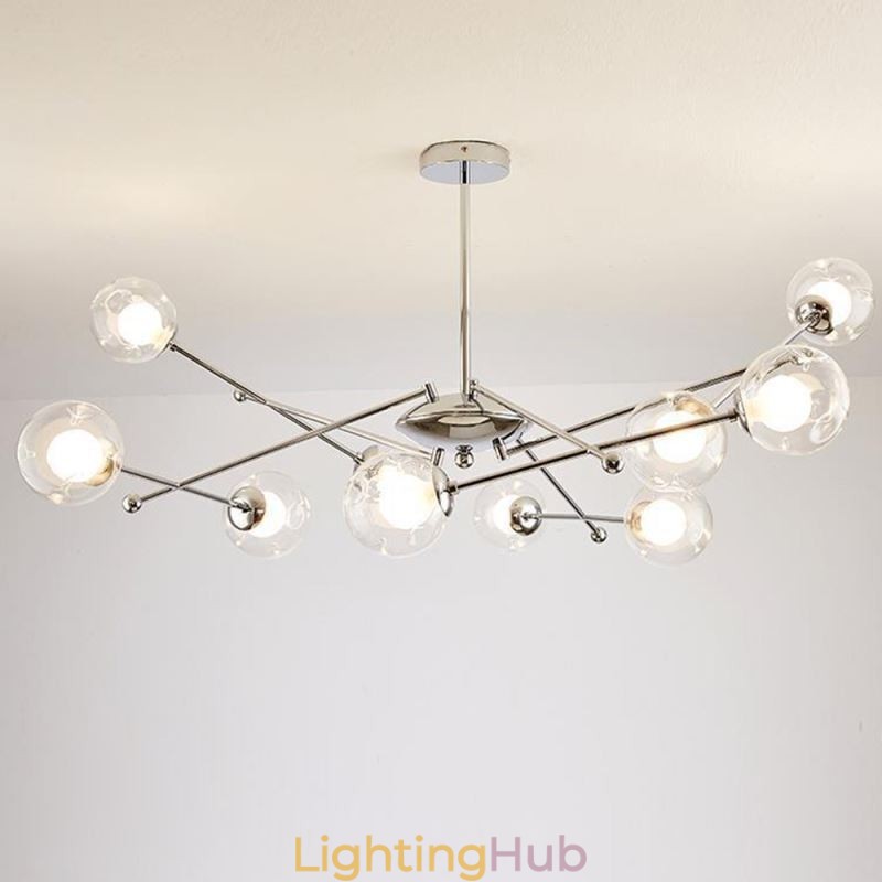 Glass Pendant Light European Style Simple Magic Beans Ceiling Light