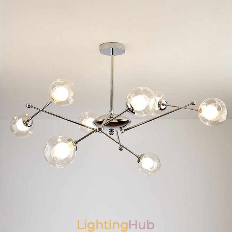 Glass Pendant Light European Style Simple Magic Beans Ceiling Light