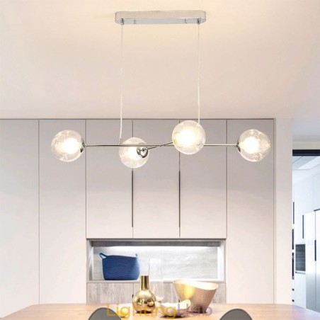 Glass Hanging Light European Magic Bean Pendant Light 4 Lights Glass Hanging Light European Magic Bean Pendant Light 4 Lights