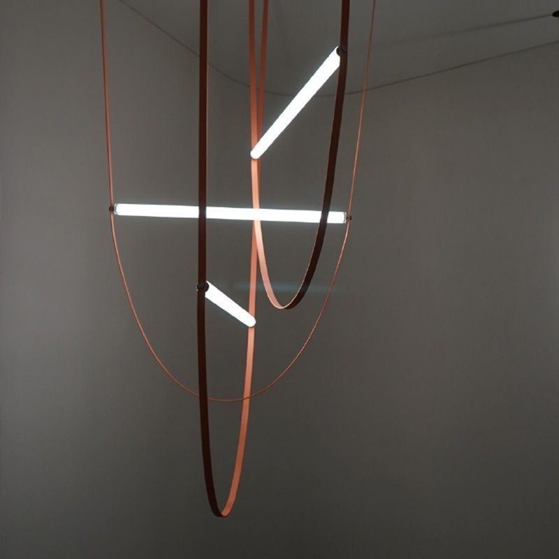 European Pendant Light Wabi Sabi Style Belt Decorative Light