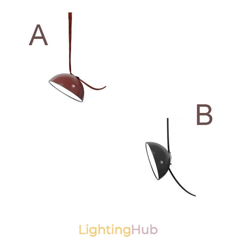 Belt Pendant Light European Simple Wabi Sabi Style Belt Ceiling Light