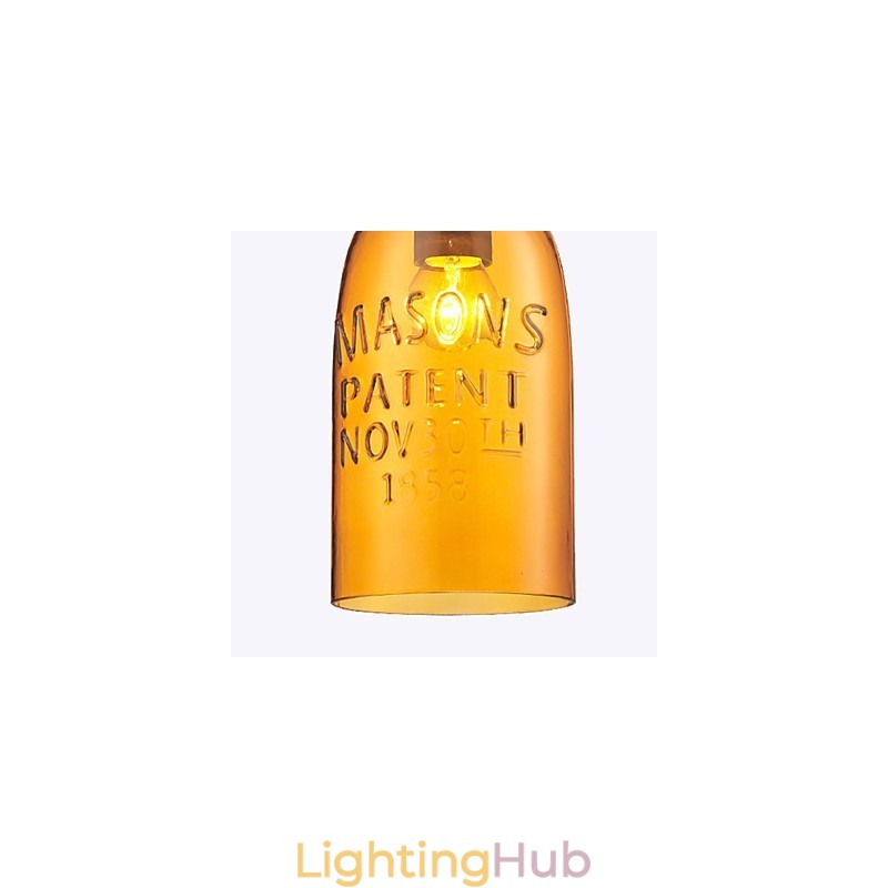 Pendant 1 Light Italy Style Transparent Electroplating