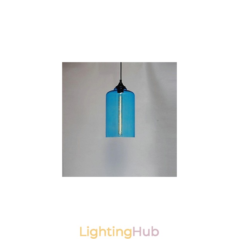 Bottle Design Pendant 1 Light Concise Iron Painting