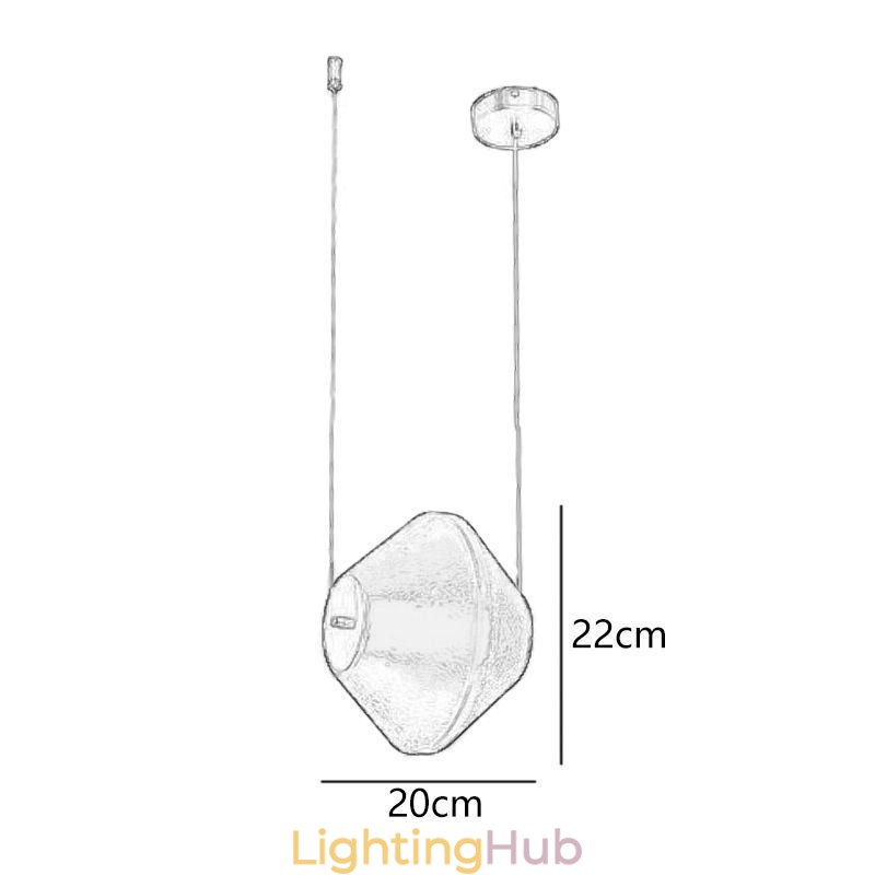 Pendant Light Modern Simple Single Glass Small Ceiling Light