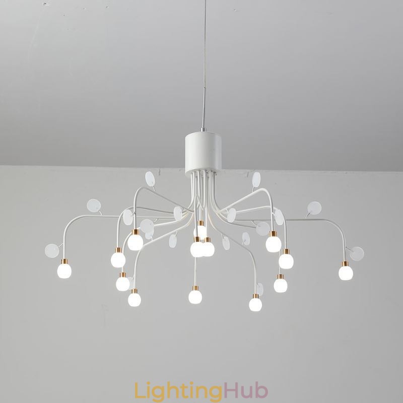 Pendant Light Nordic Creative Natural White Ceiling Light 14 Lights