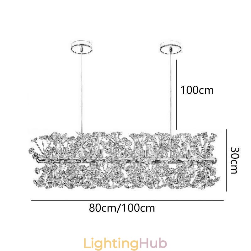 Pendant Light Electroplating Strip Sun Flower Wrought Iron Ceiling Light