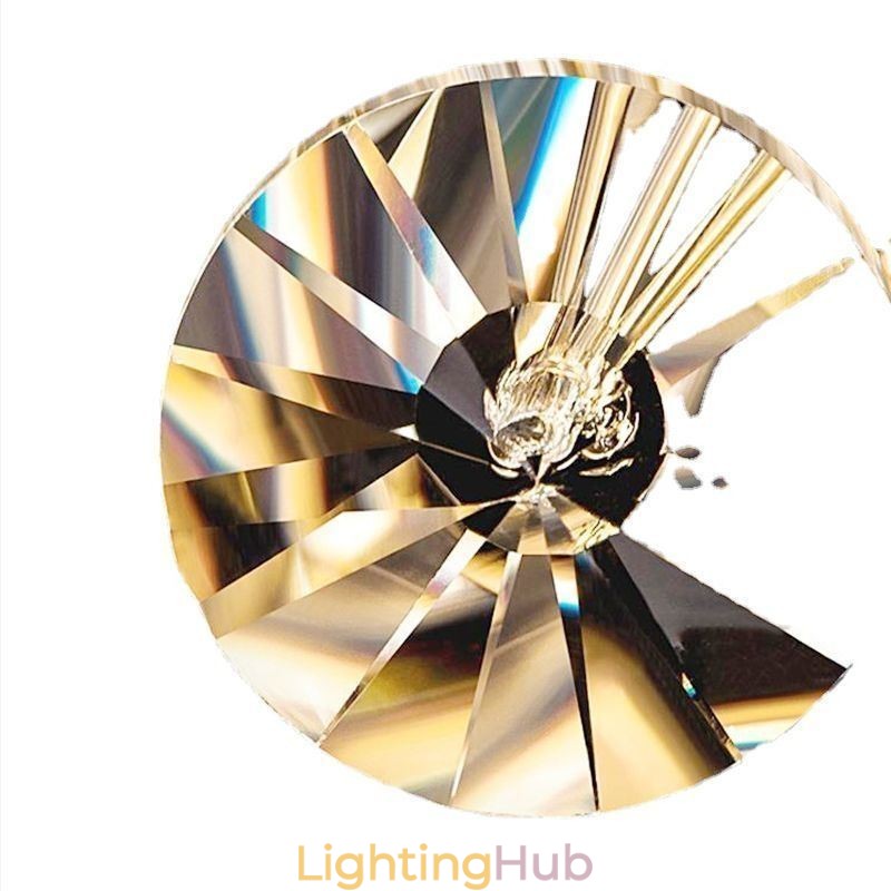 Pendant Light Electroplating Strip Sun Flower Wrought Iron Ceiling Light