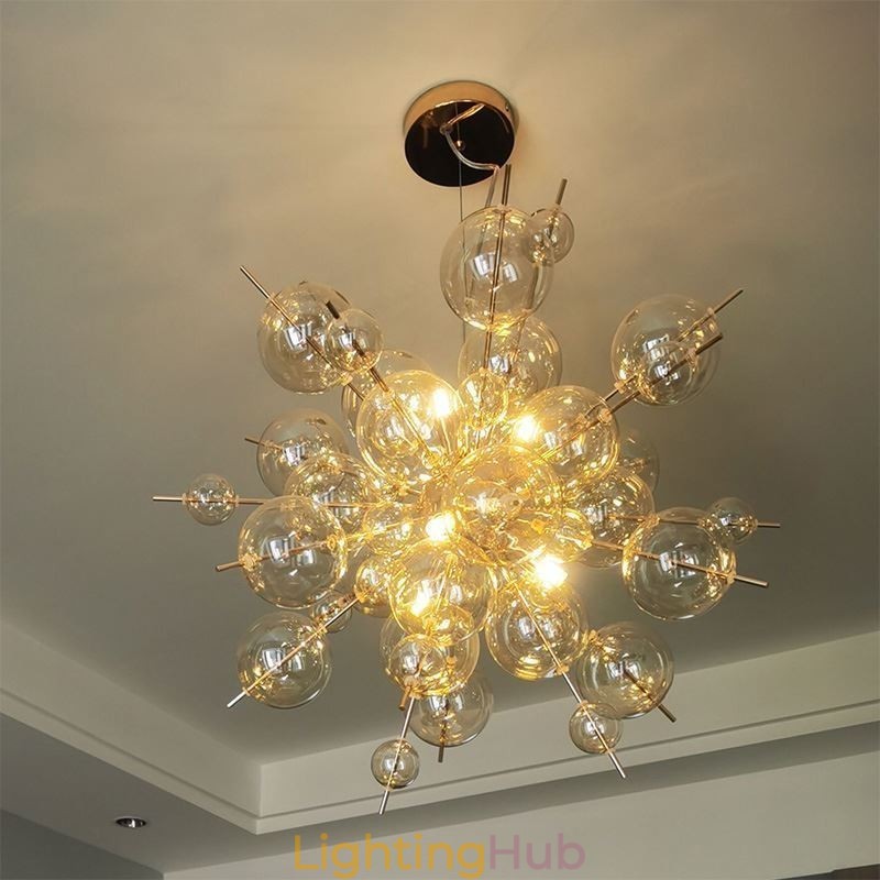 Modern Pendant Light Minimalist Bubble Glass Ceiling Light