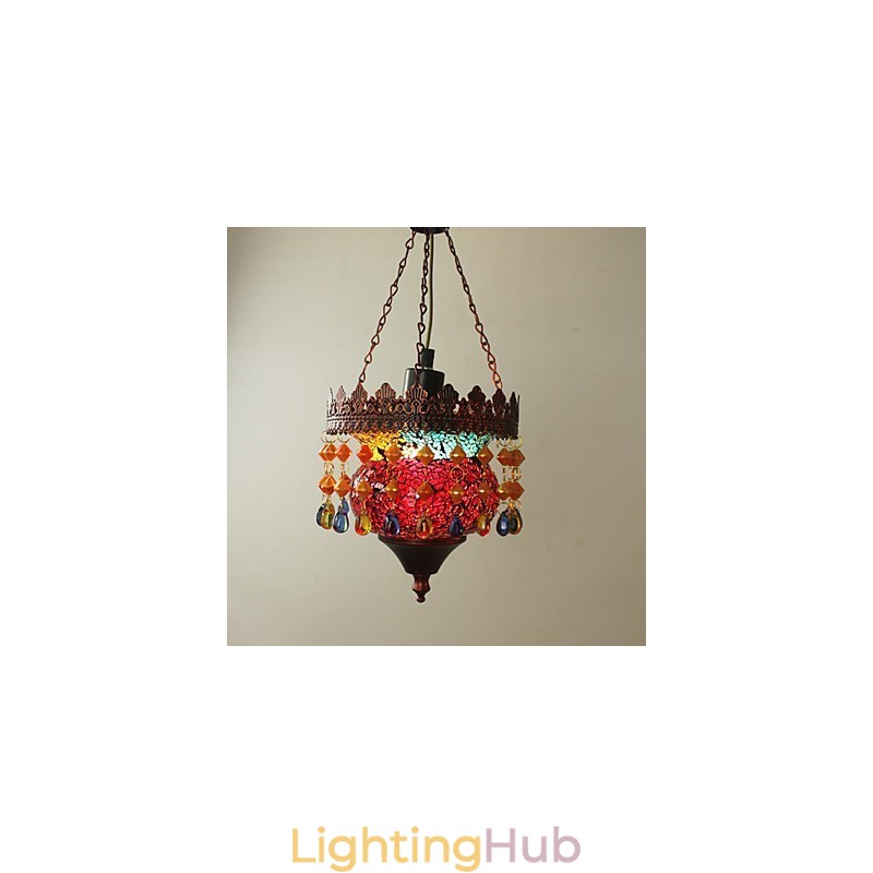 Christmas Card Lnternet Cafe Retro Art Chandelier Industrial Garden