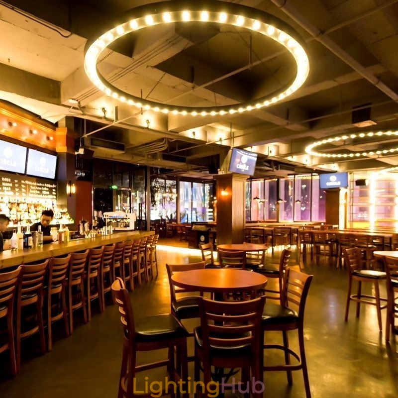 American Pendant Light Retro Wrought Iron Decoration Ceiling Light