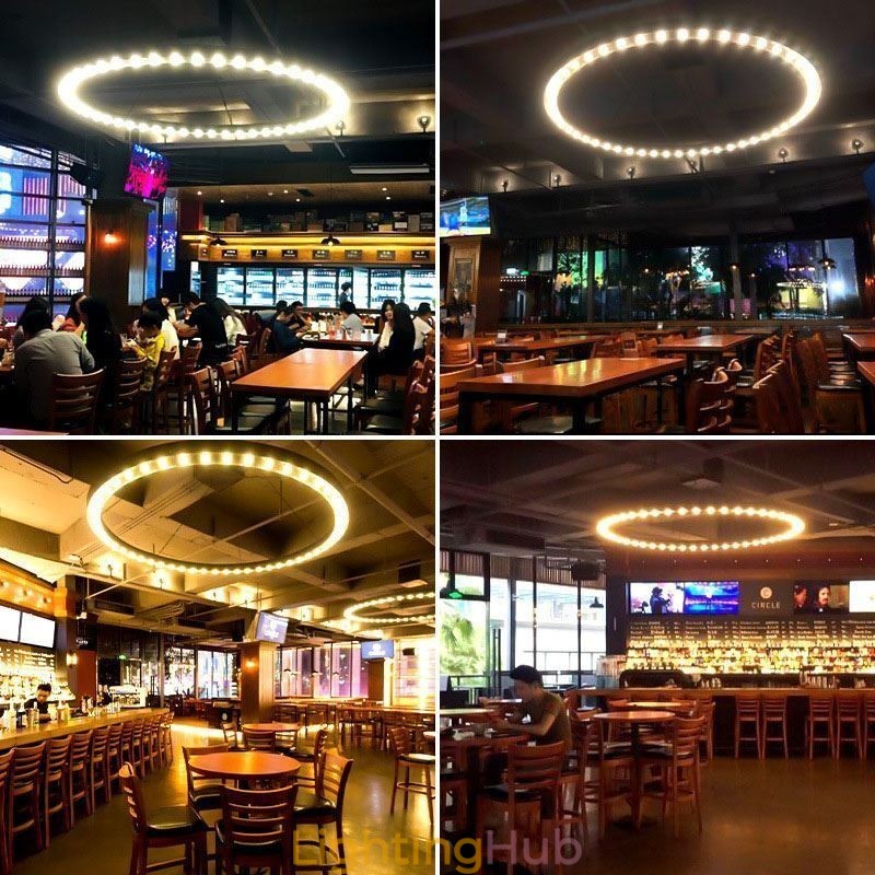 American Pendant Light Retro Wrought Iron Decoration Ceiling Light
