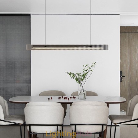 Pendant Light 100CM Glass Ceiling Light Stepless Dimmable With Remote Control