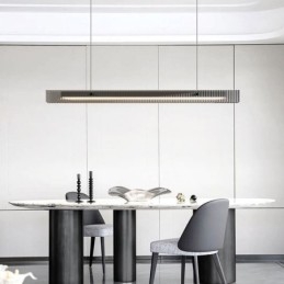 Pendant Light 100CM Glass Ceiling Light Stepless Dimmable With Remote Control