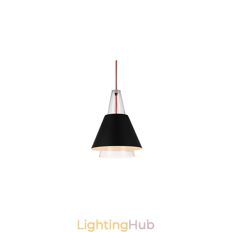 Modern Contemporary Painting Glass Chandelier