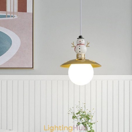 Modern Pendant Light Simple G9 Wrought Iron Resin Snowman Ceiling Light Modern Pendant Light Simple G9 Wrought Iron Resin Snowman Ceiling Light