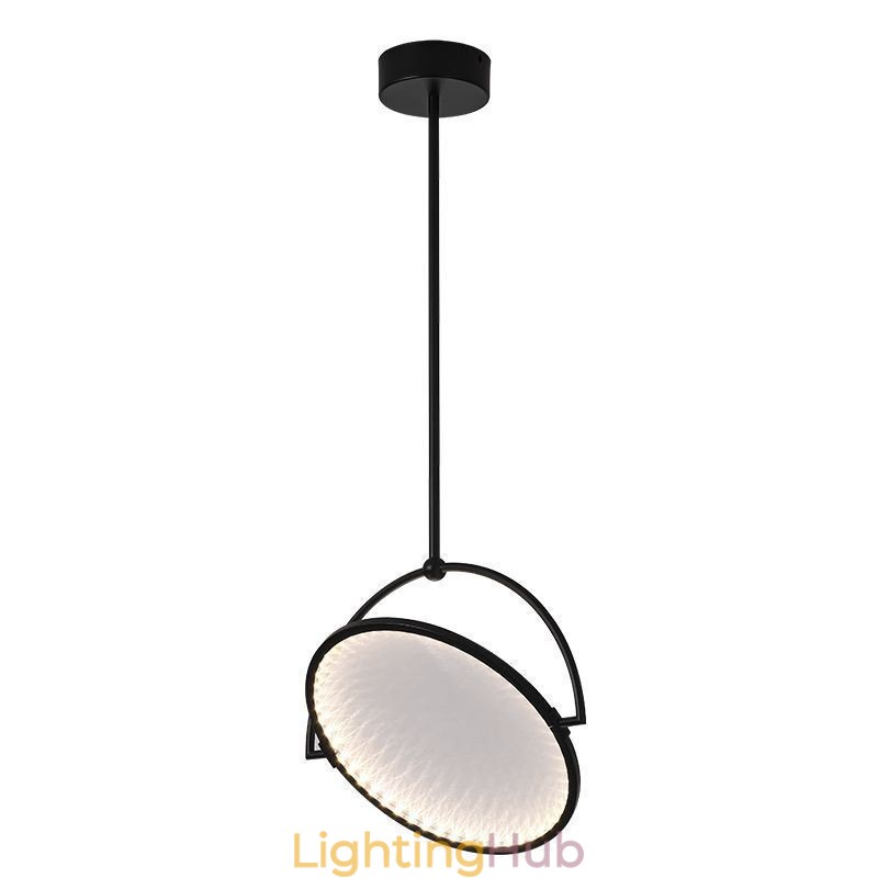 Nordic Pendant Light Creative Wrought Iron Ring Ceiling Light