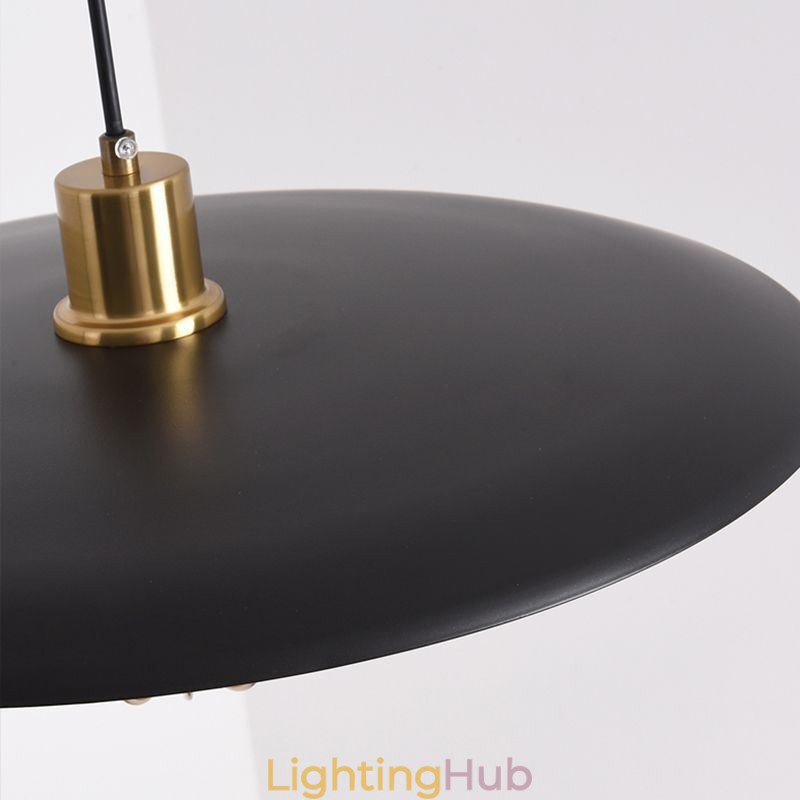 Nordic Pendant Light Wrought Iron Creative Disc Ceiling Lamps