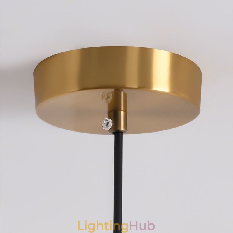 Nordic Pendant Light Wrought Iron Creative Disc Ceiling Lamps