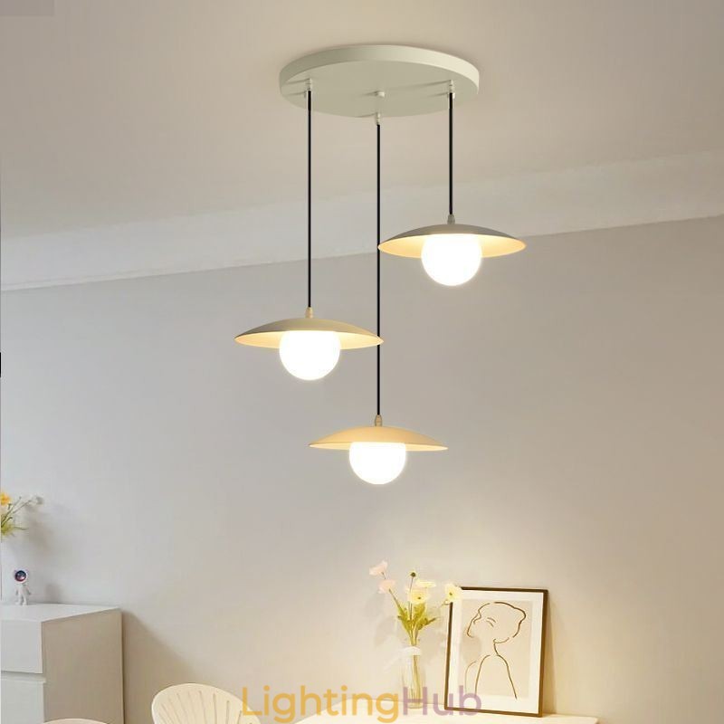 Nordic Pendant Creative Wrought Iron G9 Disc Ceiling Light
