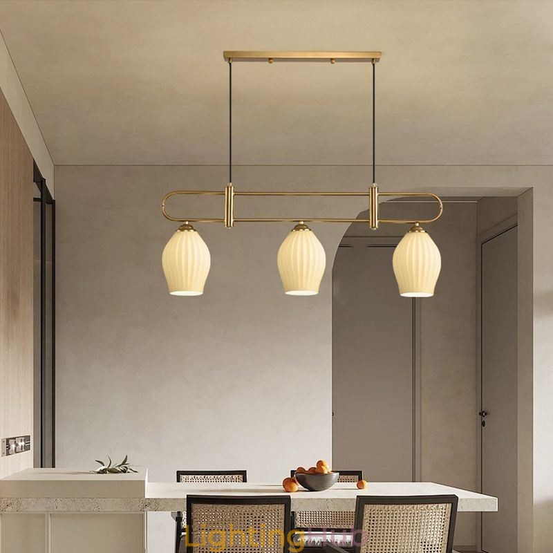 Nordic Pendant Light Wrought Iron Creative Stamen Ceiling Light