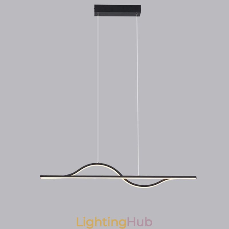 Stylish Pendant Light Aluminum Art Wave Ceiling Lamp