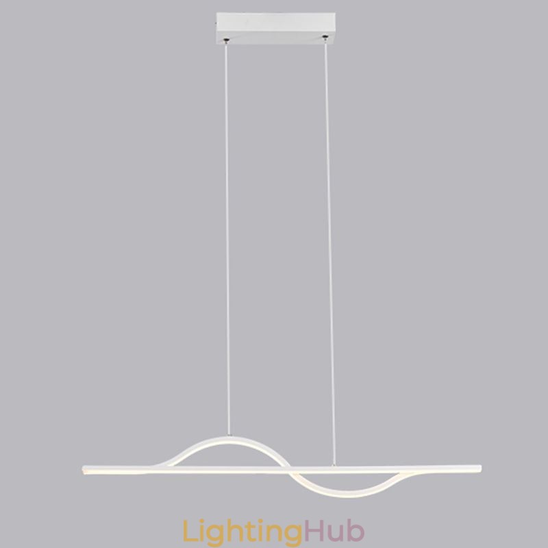 Stylish Pendant Light Aluminum Art Wave Ceiling Lamp