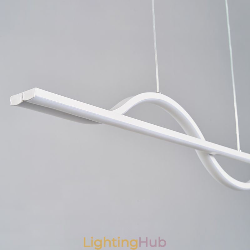 Stylish Pendant Light Aluminum Art Wave Ceiling Lamp