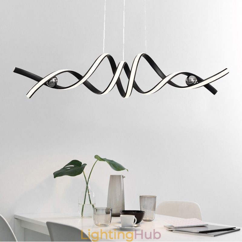 Minimalist Pendant Light Aluminum Art Minimalist Spiral Ceiling Light